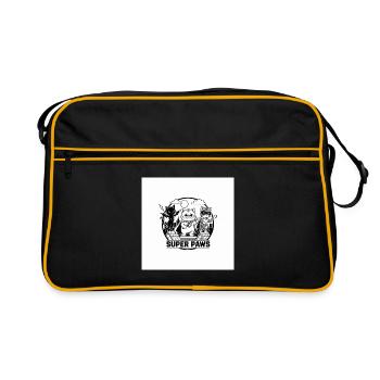 Super Paws Band Cats - Sac Retro - noir/or - Devant