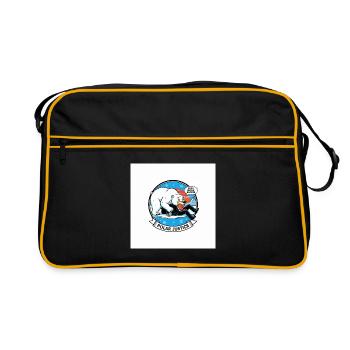 Dessin animé PolarJustice - Sac Retro - noir/or - Devant