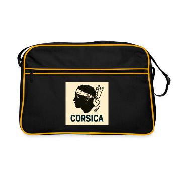 souvenirs corses - Sac Retro - noir/or - Devant