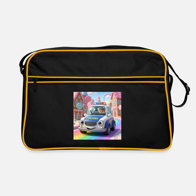 Polizei Abenteuer Zuckerstadt Retro Tasche