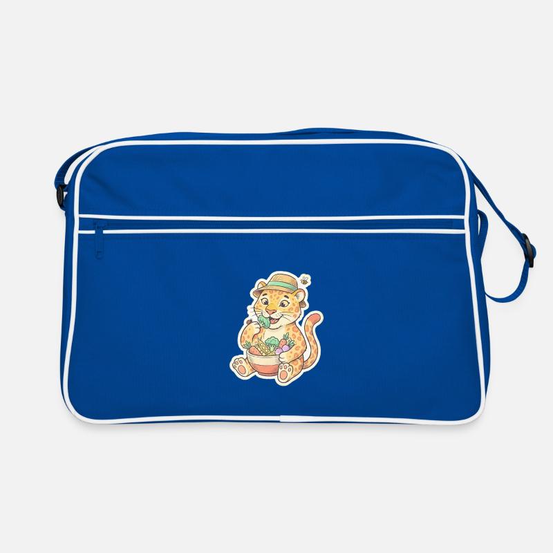 Leopard Kit with Vegetable Basket Retro Bag