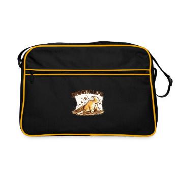 Diggin Life Dog Mud - Retro Bag - black/gold - Front
