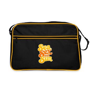 Sea, Sex and Sun - Sac Retro - noir/or - Devant