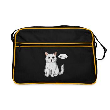 Chat Wondered Comic - Sac Retro - noir/or - Devant