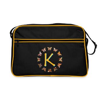 Papillons E 56 K - Sac Retro - noir/or - Devant