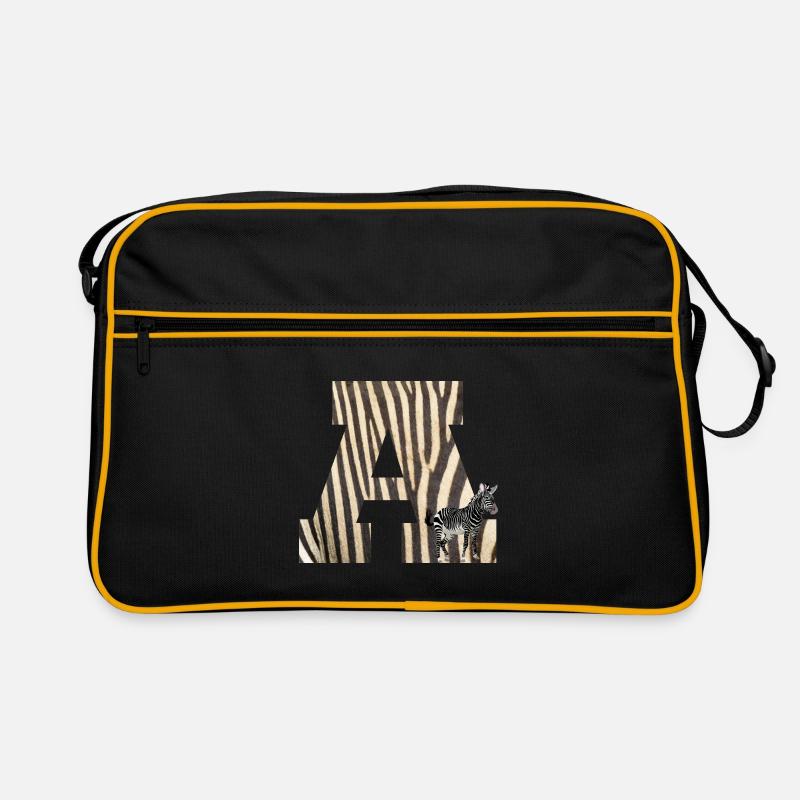 zebra a Retro Tasche