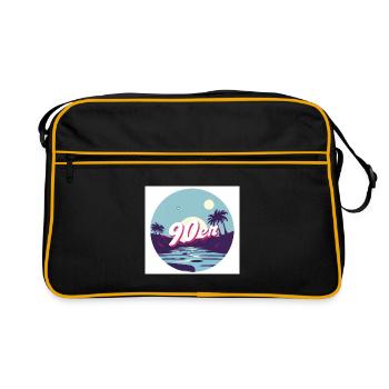 90's Summer - Retro Bag - black/gold - Front