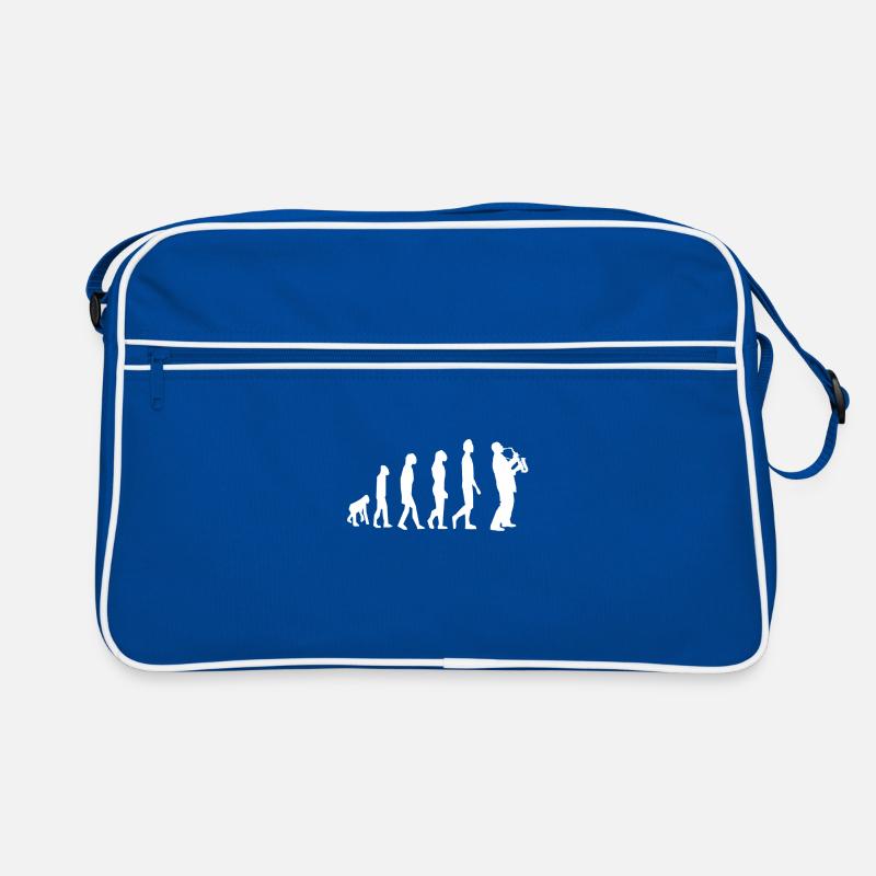 Saxophon Saxophonist Evolution Retro Tasche