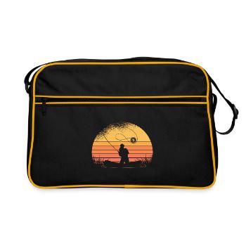 Drôle Bitcoin Crypto Blockchain Btc Fun Liebhab - Sac Retro - noir/or - Devant