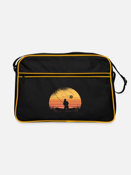 Drôle Bitcoin Crypto Blockchain Btc Fun Liebhab - Sac Retro - noir/or - Devant