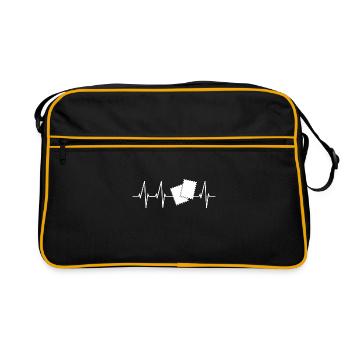 Timbres Heartbeat Collector Philatéliste - Sac Retro - noir/or - Devant