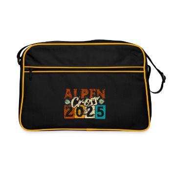 Alpen Cross 2025 - Itinéraires de randonnée à vélo - Sac Retro - noir/or - Devant