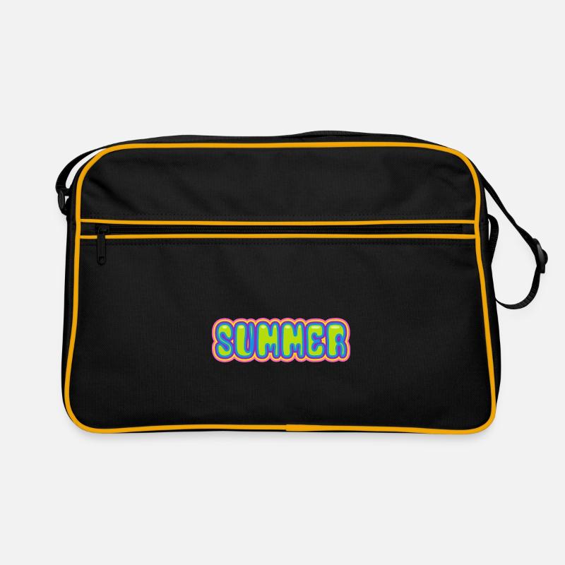 Été - soleil - vacances - bonne humeur Sac Retro