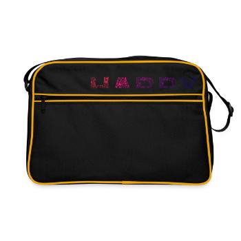 Harry Letter Name - Retro Bag - black/gold - Front