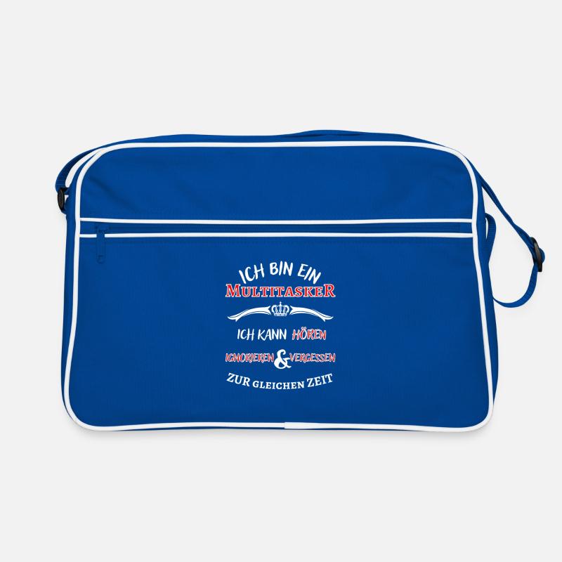 Ich bin ein Multitasker ... cooler Fun Spruch Retro Tasche