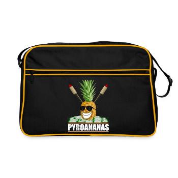 Pyro pineapple fireworks - Retro Bag - black/gold - Front