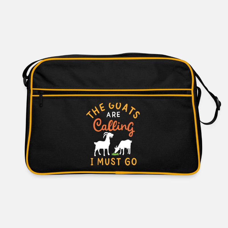 My goats are calling | Goats are calling Retro Bag