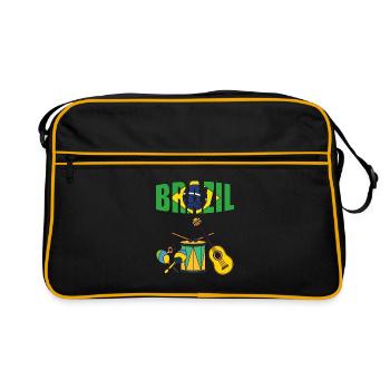 Voyage Brésil-Brésil - Sac Retro - noir/or - Devant