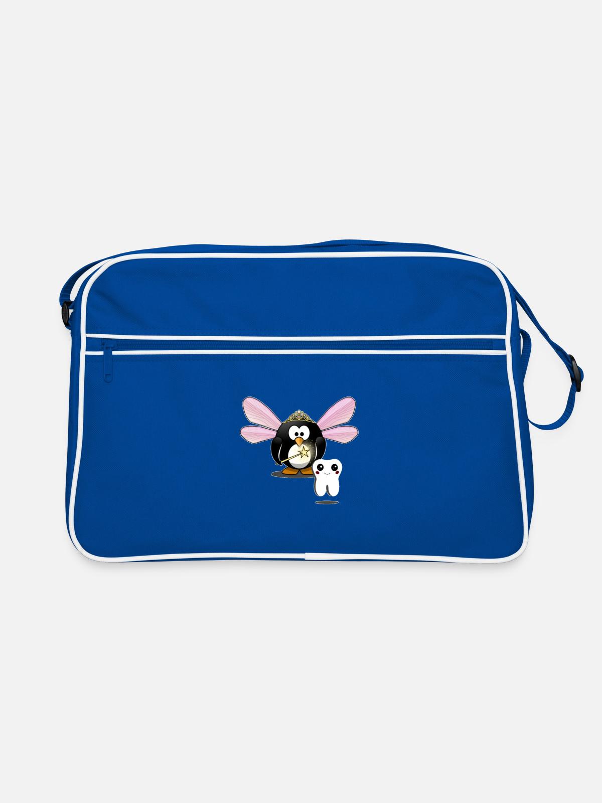 Petite souris - Sac Retro - bleu/blanc - Devant