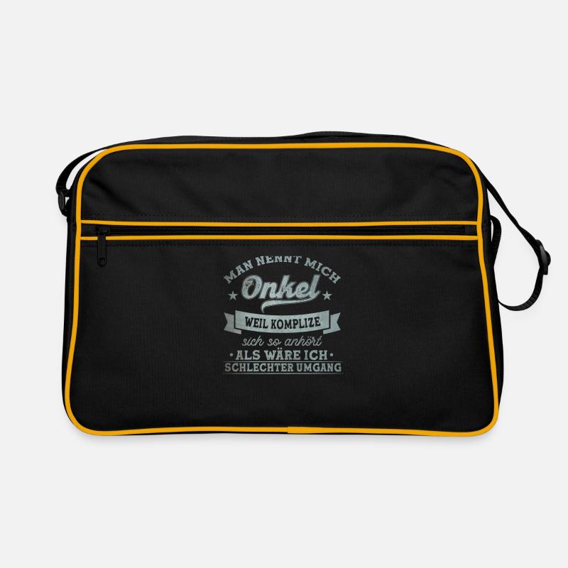 Komplize Patenonkel Pate Onkel Geschenk Retro Tasche