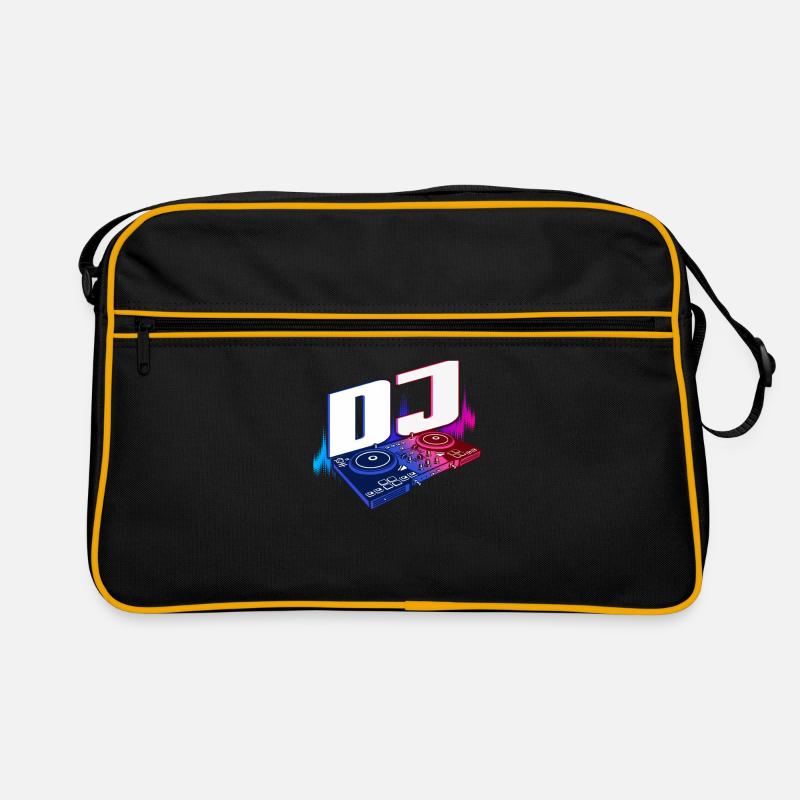 DJ Musik Disco Deejay Turntable Geschenk Retro Tasche