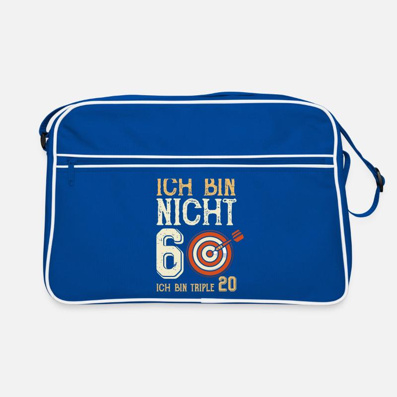 Ich bin nicht 60 ich bin triple 20 Retro Tasche