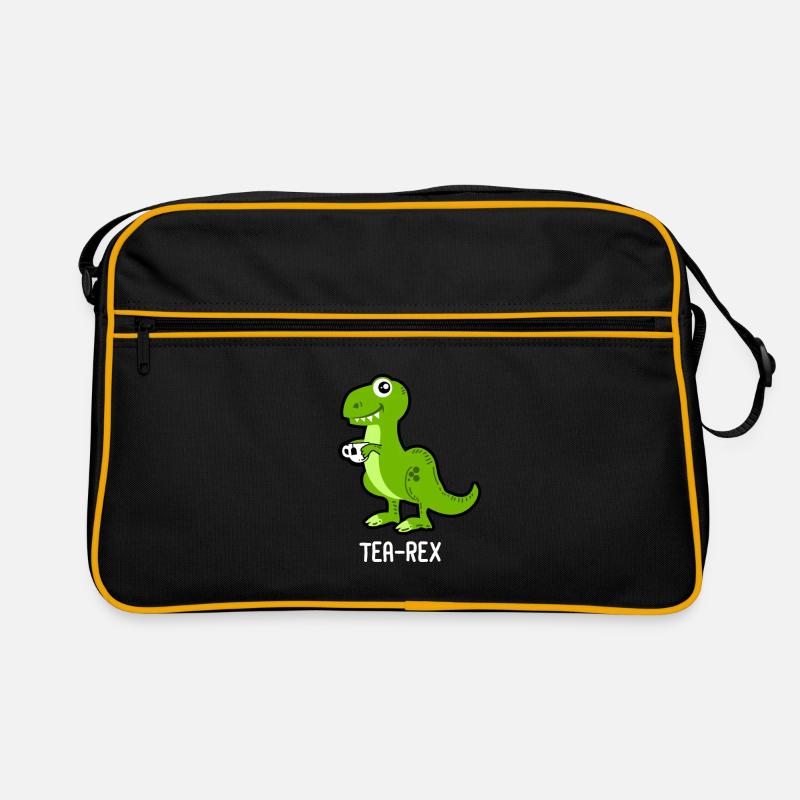 Tea-Rex Dinosaur Dino Retro Bag