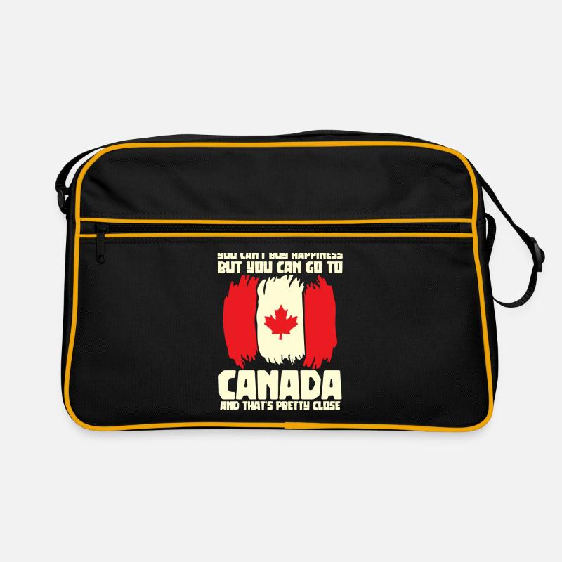 Canada Drapeau canadien Canadiens Sac Retro