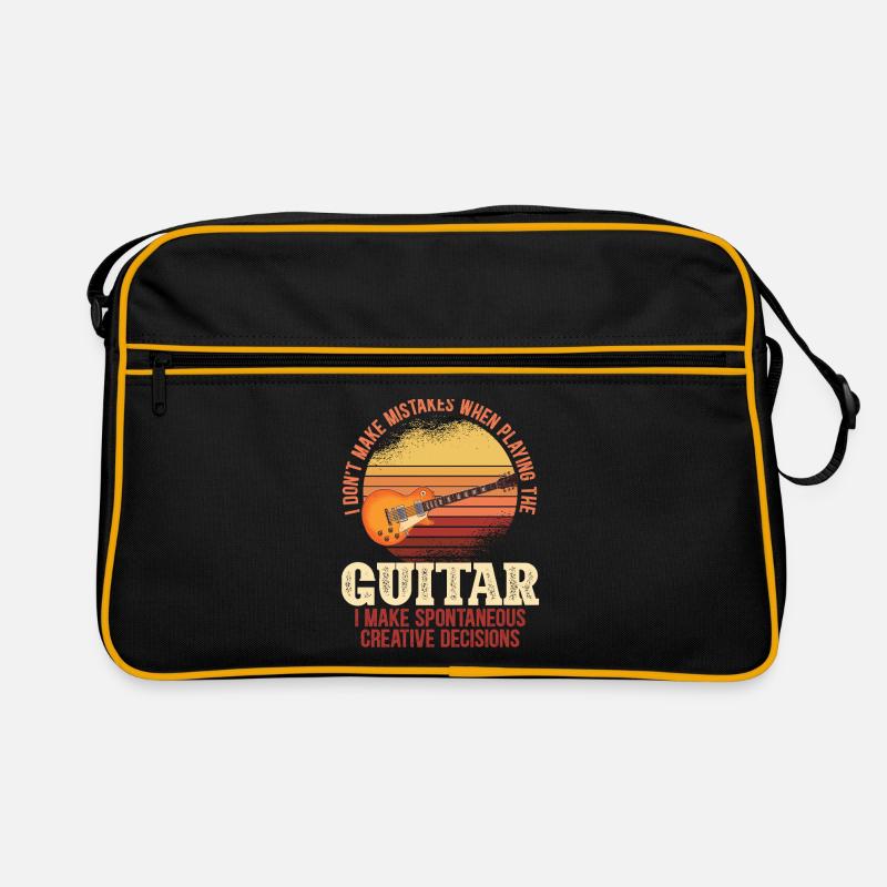 I Don't Make Mistakes Playing Guitar Retro Tasche