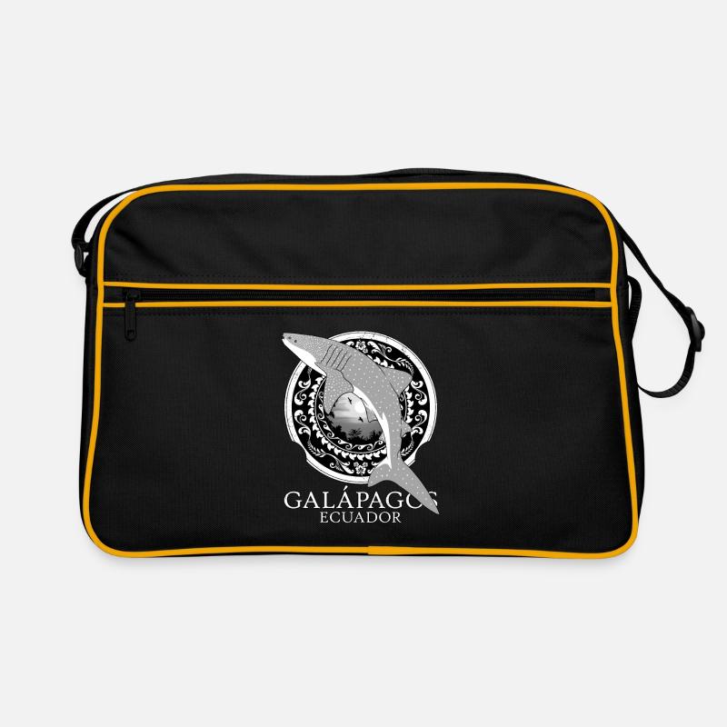 Whale Shark Galápagos Ecuador Retro Bag