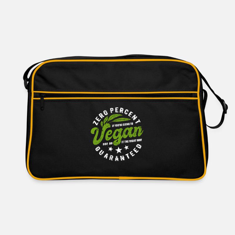 Grillades - Zéro pour cent végétalien - Mangeurs de viande Sac Retro