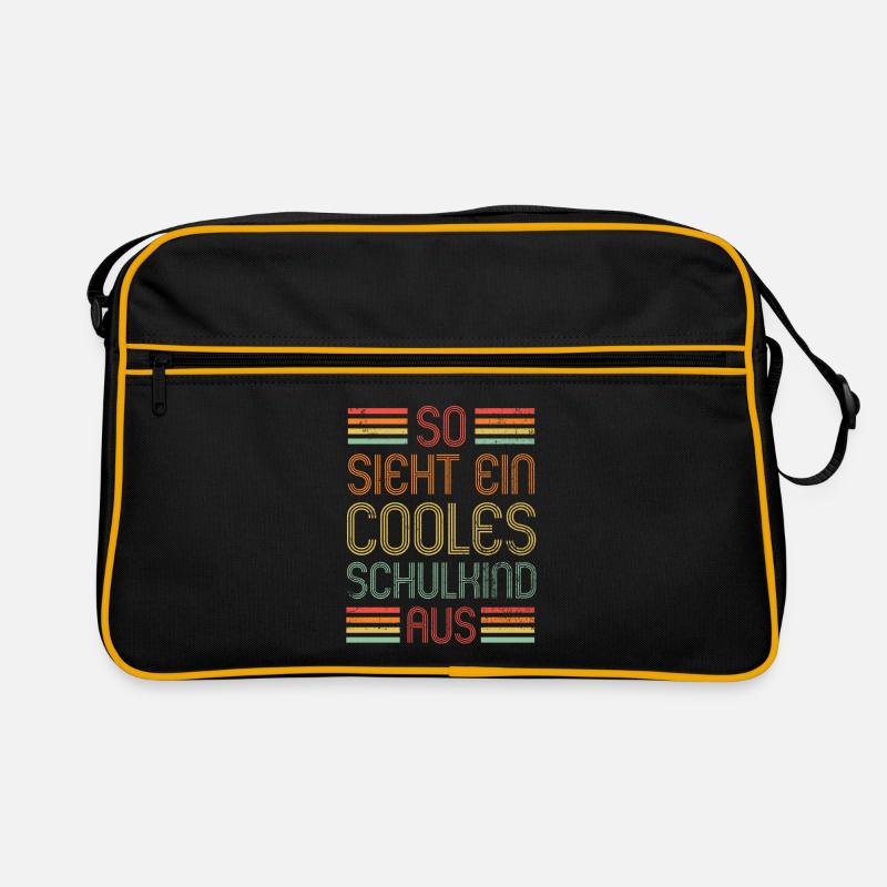 Cooles Schulkind - Einschulung - Erstklässler Retro Tasche