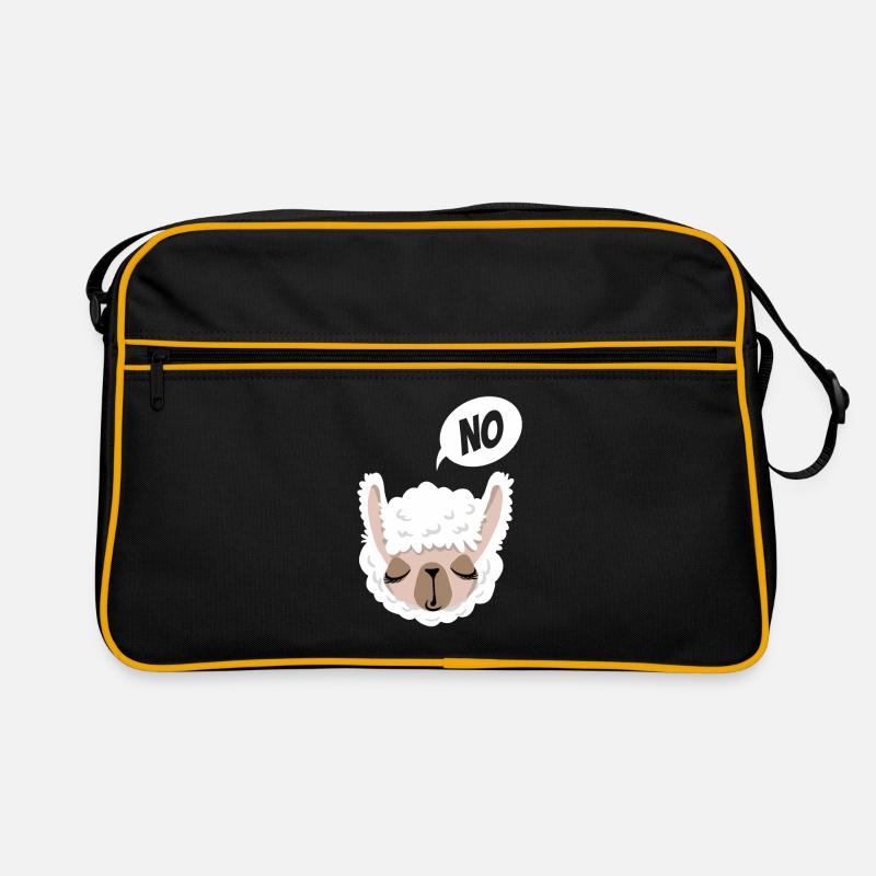 No, I don't have to! - Lama - Saying Retro Bag