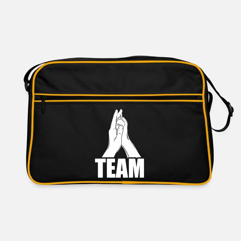 Main + patte de chien - High Five - Fan de chien Sac Retro