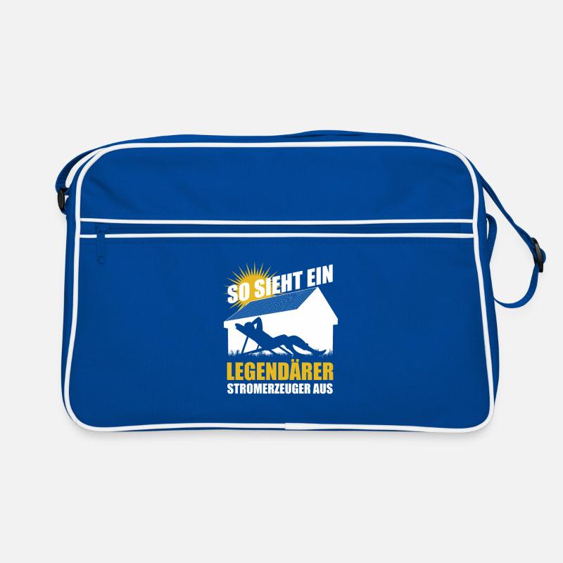 So sieht ein legendärer Stromerzeuger aus - Solar Retro Tasche
