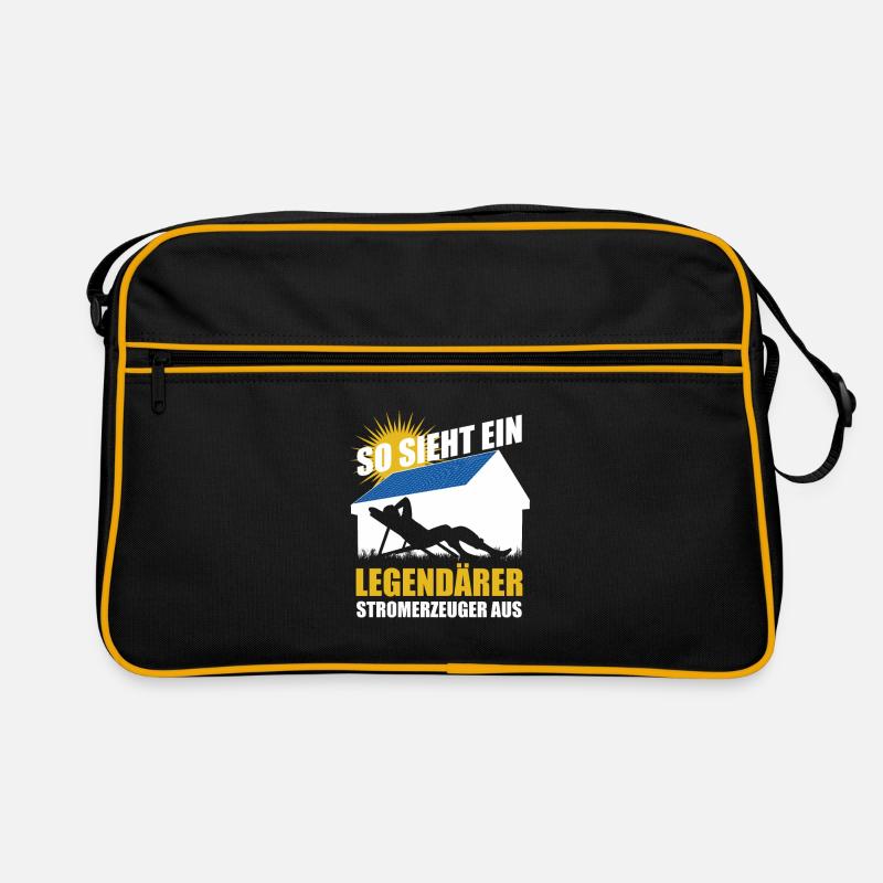 So sieht ein legendärer Stromerzeuger aus - Solar Retro Tasche