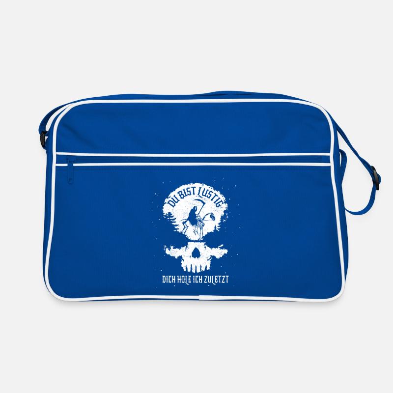 Du bist lustig dich hole ich zuletzt - Sensemann Retro Tasche
