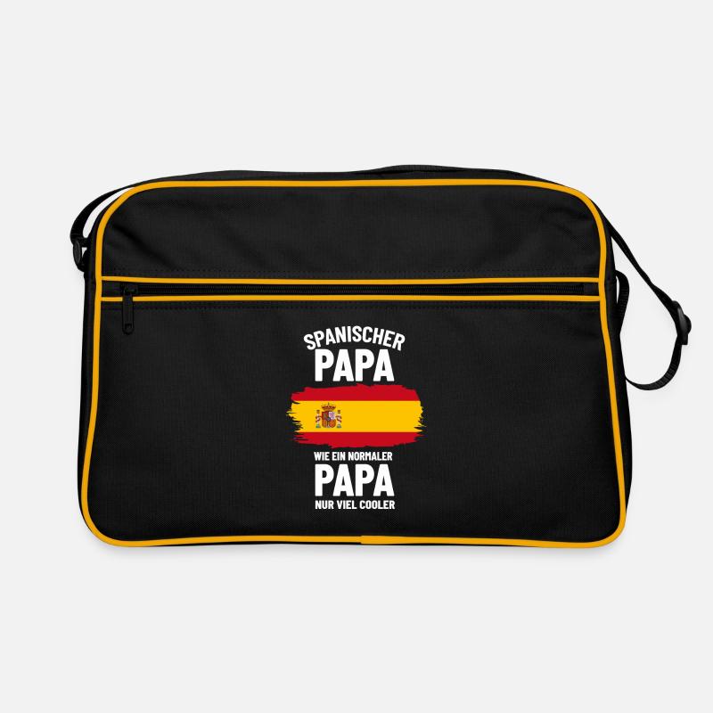 Spanischer Papa wie ein normaler Papa nur cooler Retro Tasche