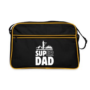 Super Dad - SUP Stand up paddle - Sac Retro - noir/or - Devant