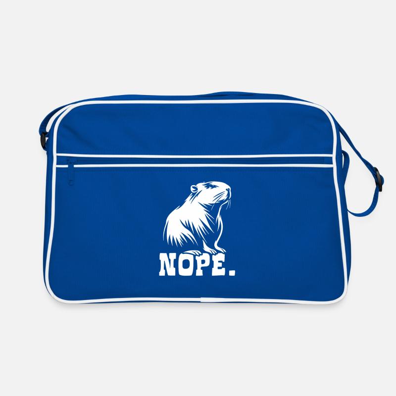 Capybara - Nope. Don't worry, be capy Retro Tasche