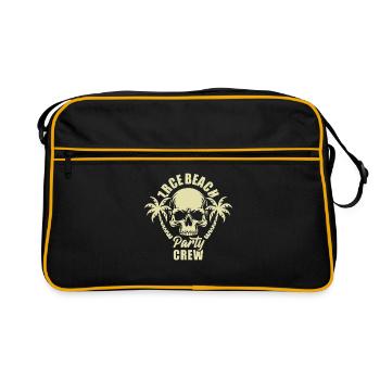 Zrce Beach Party Crew - it's escalating anyway - Retro Bag - black/gold - Front