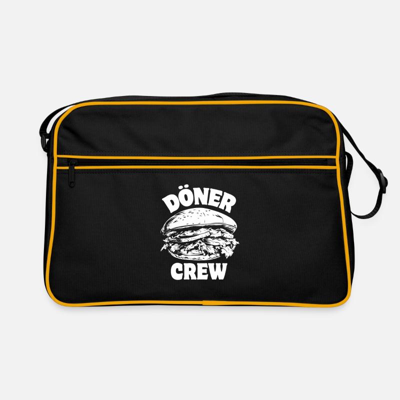 Döner Crew - Döner Kebab - Restauration rapide - Spruch Sac Retro