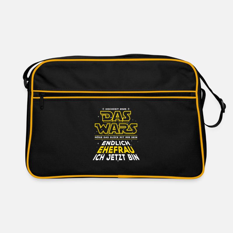 Das Wars - Hochzeit 2025 - Endlich Ehefrau Retro Tasche