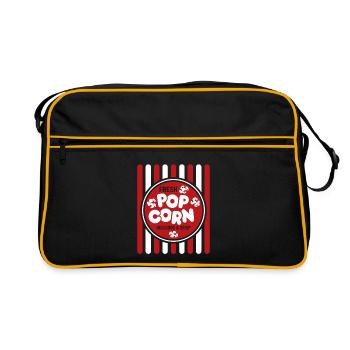 Fresh Popcorn - Crispy & Delicious - Gift - Retro Bag - black/gold - Front