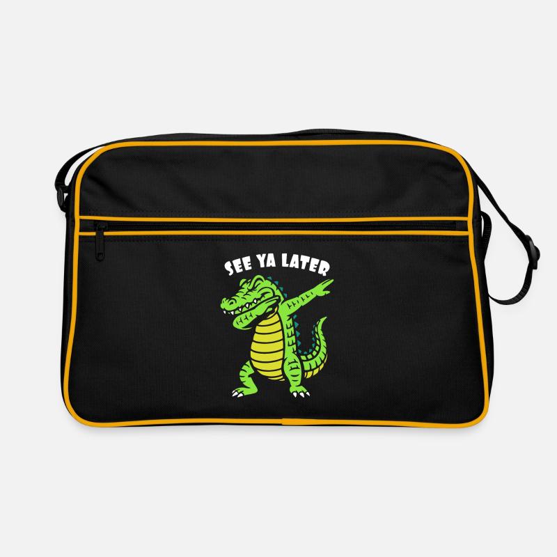 A plus tard - Dabbing d’alligator - Crocodile Sac Retro