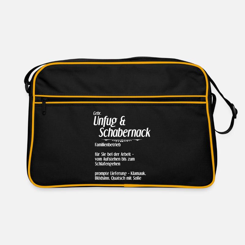 Unfug und Schabernack Retro Tasche