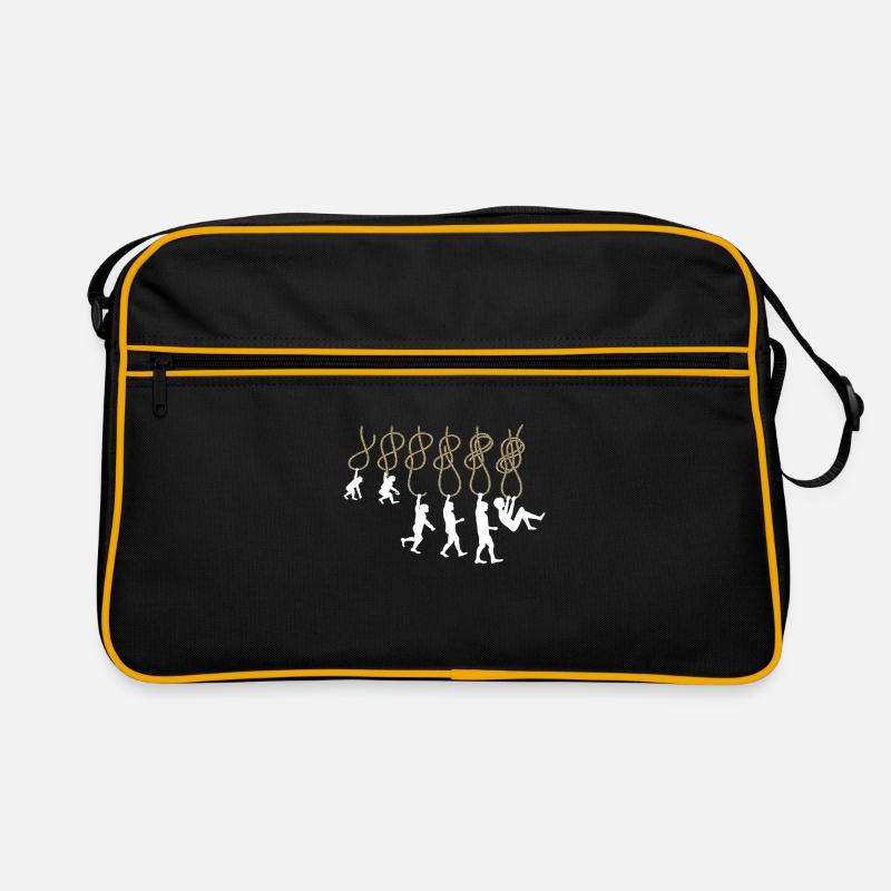 Evolution Klettern Kletterknoten Achter Knoten Retro Tasche