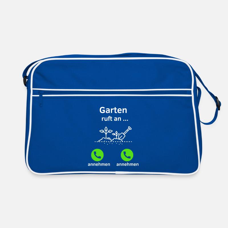 Garten ruft an - annehmen oder annehmen? Retro Tasche