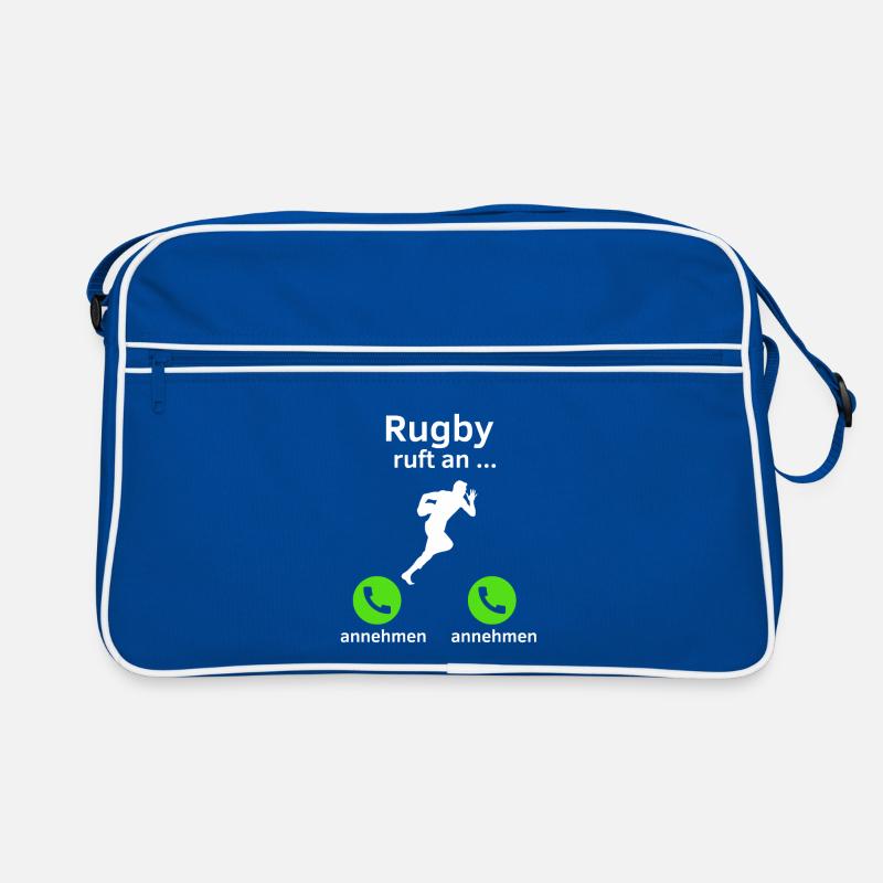 Rugby ruft an - annehmen oder annehmen? Retro Tasche