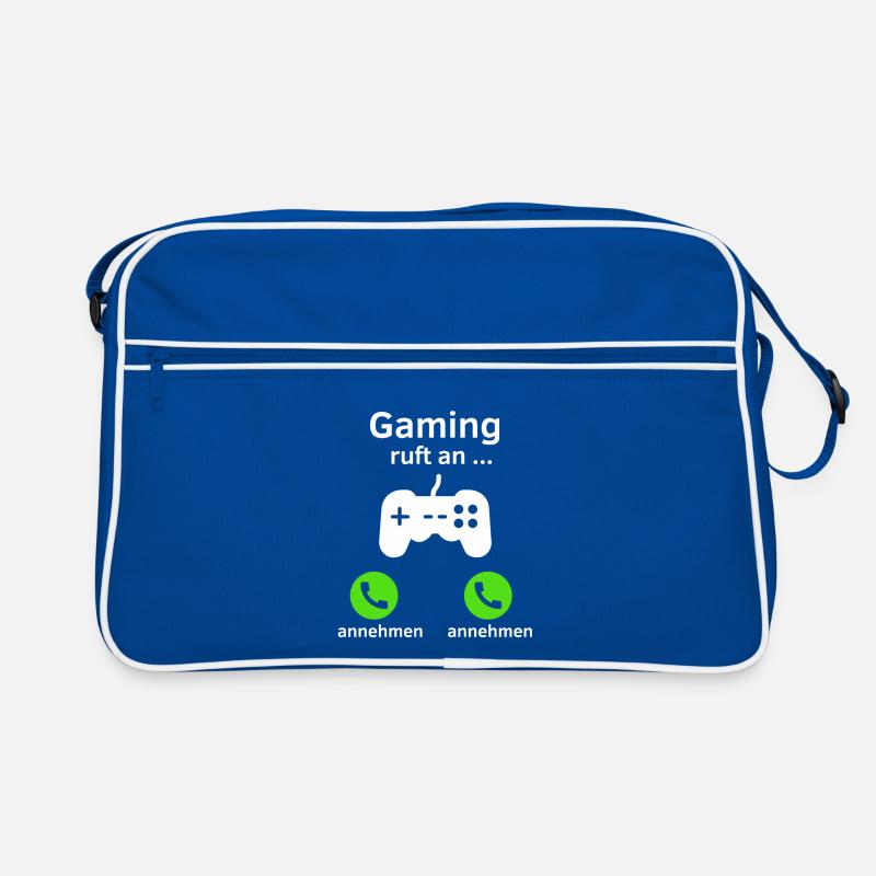 Gaming ruft an - annehmen oder annehmen? Retro Tasche